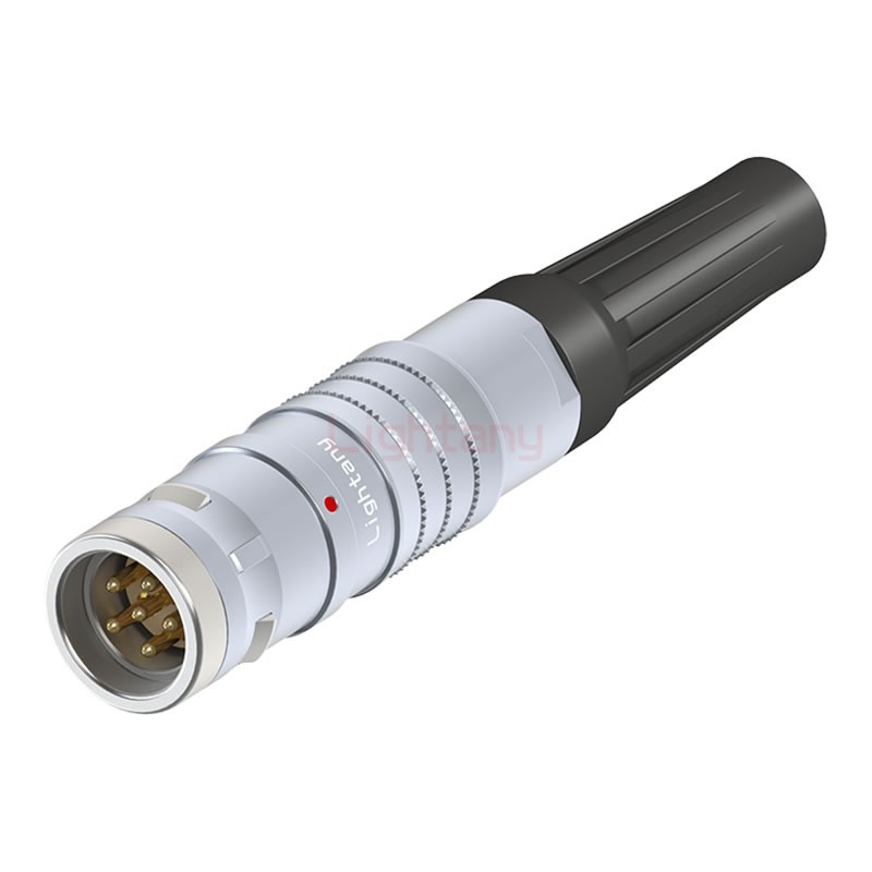 FGG.3K.006.CLAK11Z推拉自鎖帶護套直式插頭