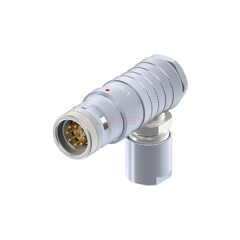 FHG.3K.008.CLAC95推拉自鎖彎式插頭