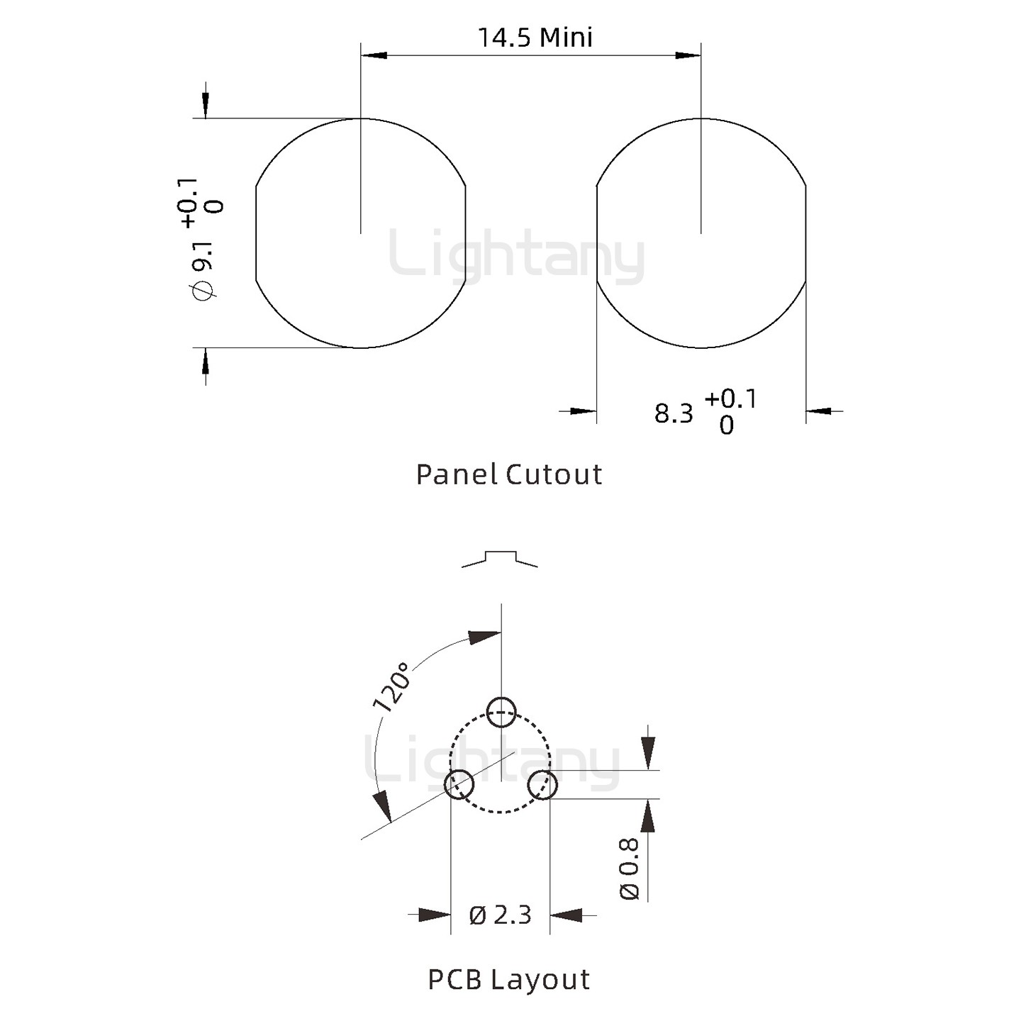 ECG.0B.003.CLN推拉自鎖雙螺母插座 直插板