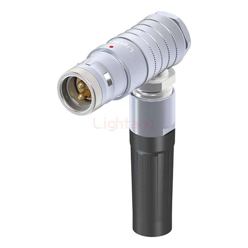 FHG.3K.002.CLAK15Z推拉自鎖帶護套彎式插頭