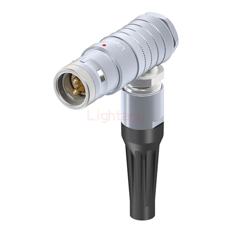 FHG.3K.002.CLAC85Z推拉自鎖帶護(hù)套彎式插頭