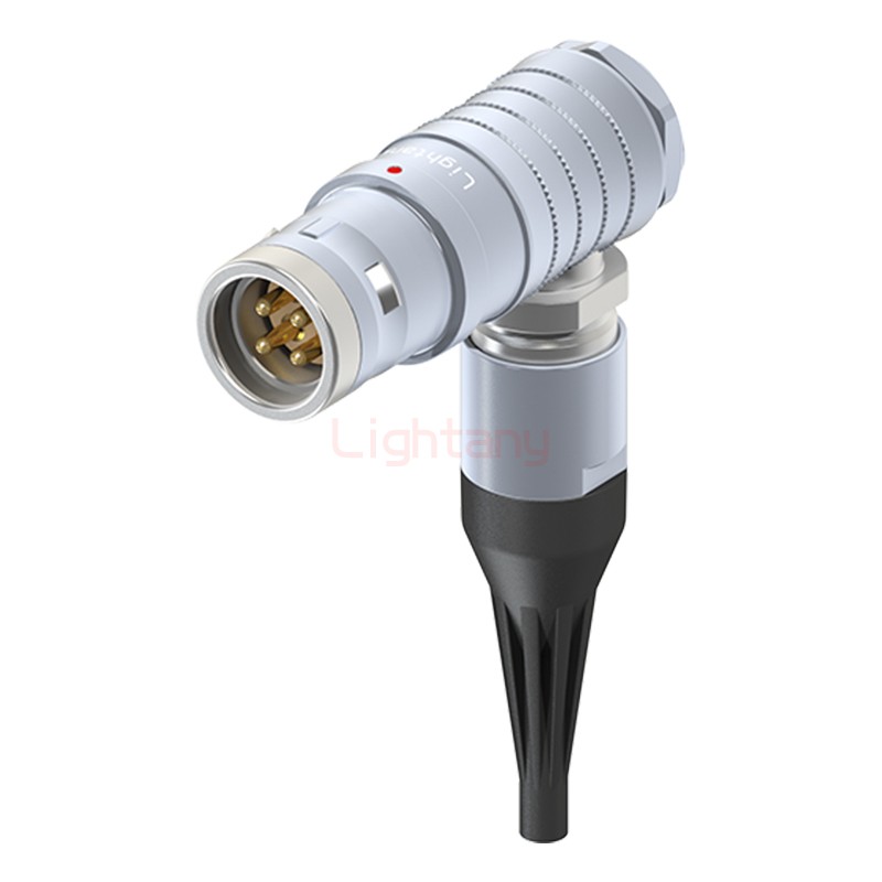 FHG.3K.004.CLAC35Z推拉自鎖帶護(hù)套彎式插頭