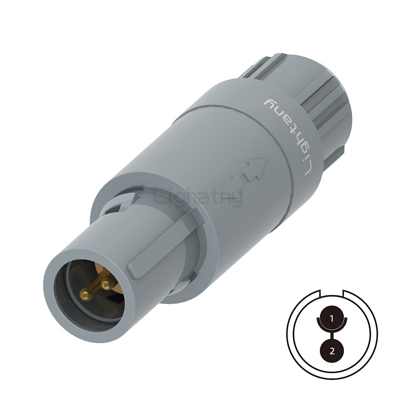 PAG.M0.2GL.AC39G直式插頭 推拉自鎖