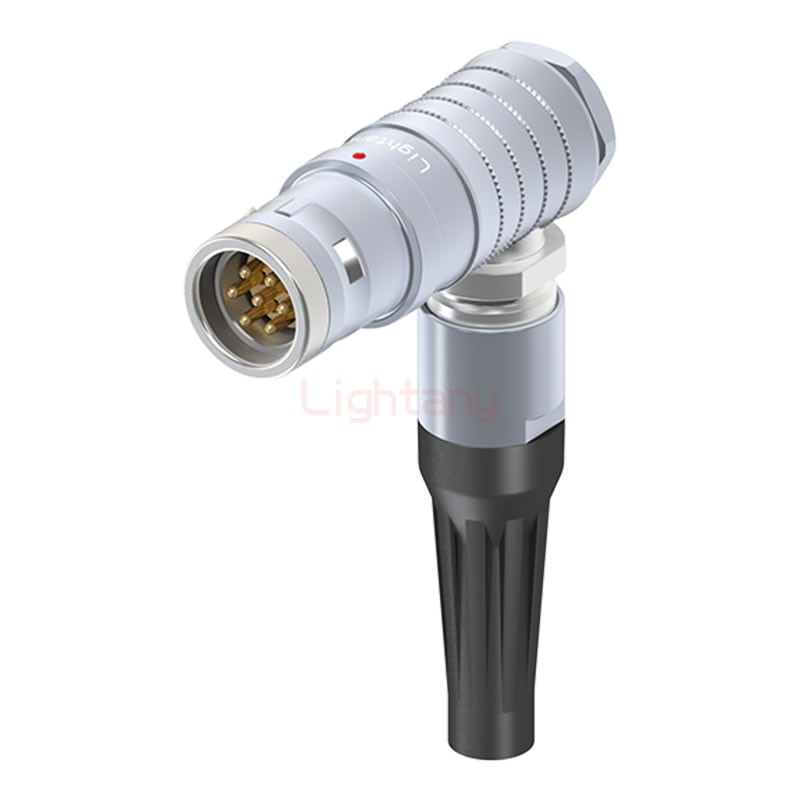 FHG.3K.007.CLAC80Z推拉自鎖帶護(hù)套彎式插頭