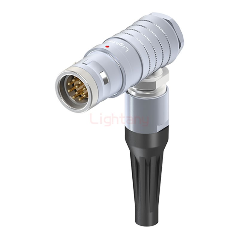 FHG.3K.010.CLAC75Z推拉自鎖帶護套彎式插頭